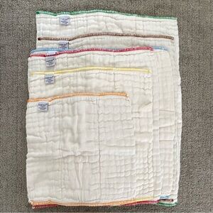 Cloth-eez Organic Prefold Cloth Diapers, Unbleached, various sizes